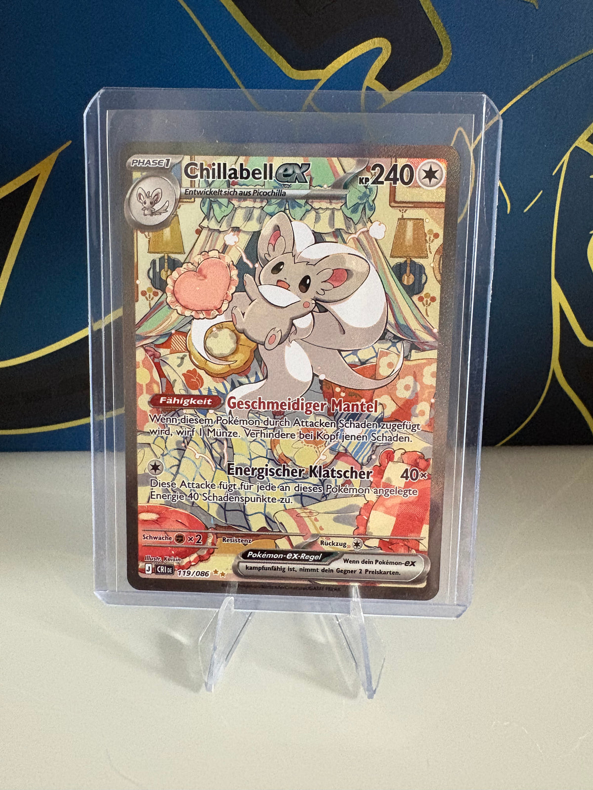Chillabell eX CRI 119/086 | Deutsch | NM | Wachsendes Chaos
