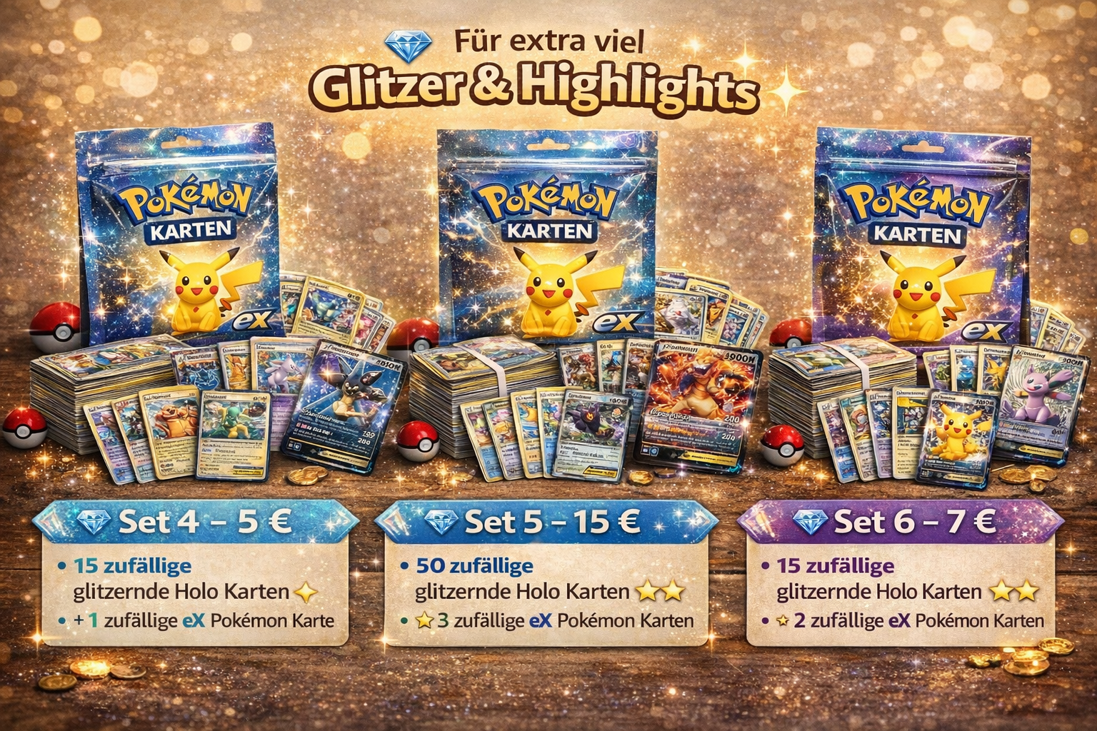 Pokemon Karten Set 4 (DE)