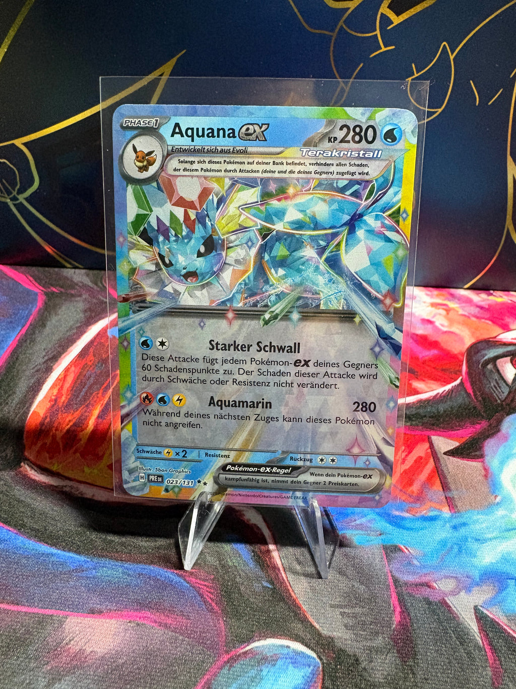 Pokemon Aquana eX PRE 023/131 | Deutsch | NM | Prismatische Entwicklungen