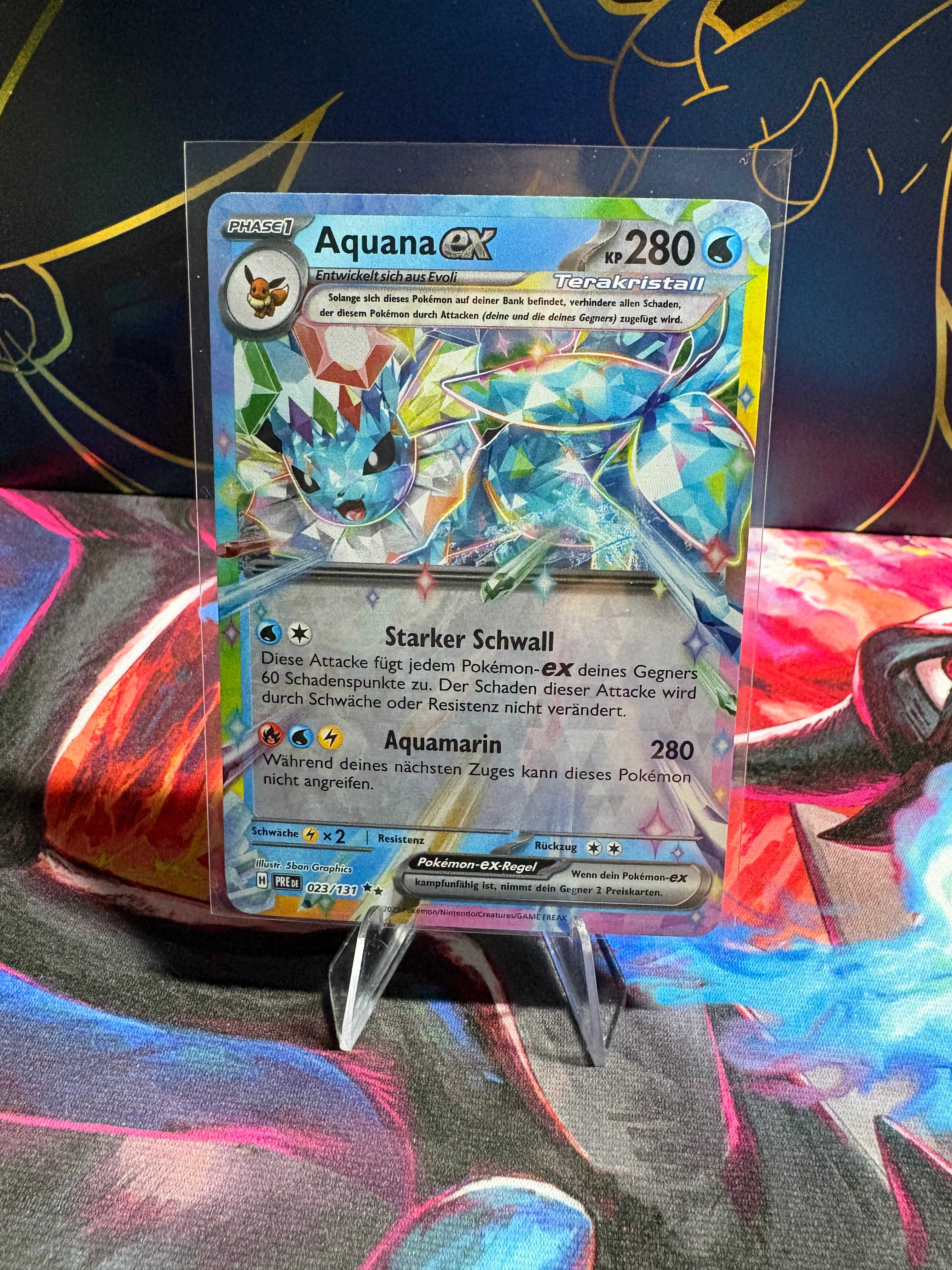 Pokemon Aquana eX PRE 023/131 | Deutsch | NM | Prismatische Entwicklungen