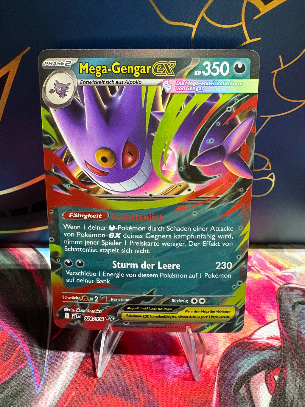 Mega-Gengar eX PFL 056/094 | Deutsch | NM | Fatale Flammen