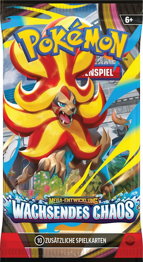 Pokémon-Sammelkartenspiel: Boosterpack Mega-Entwicklung - Wachsendes Chaos(DE)