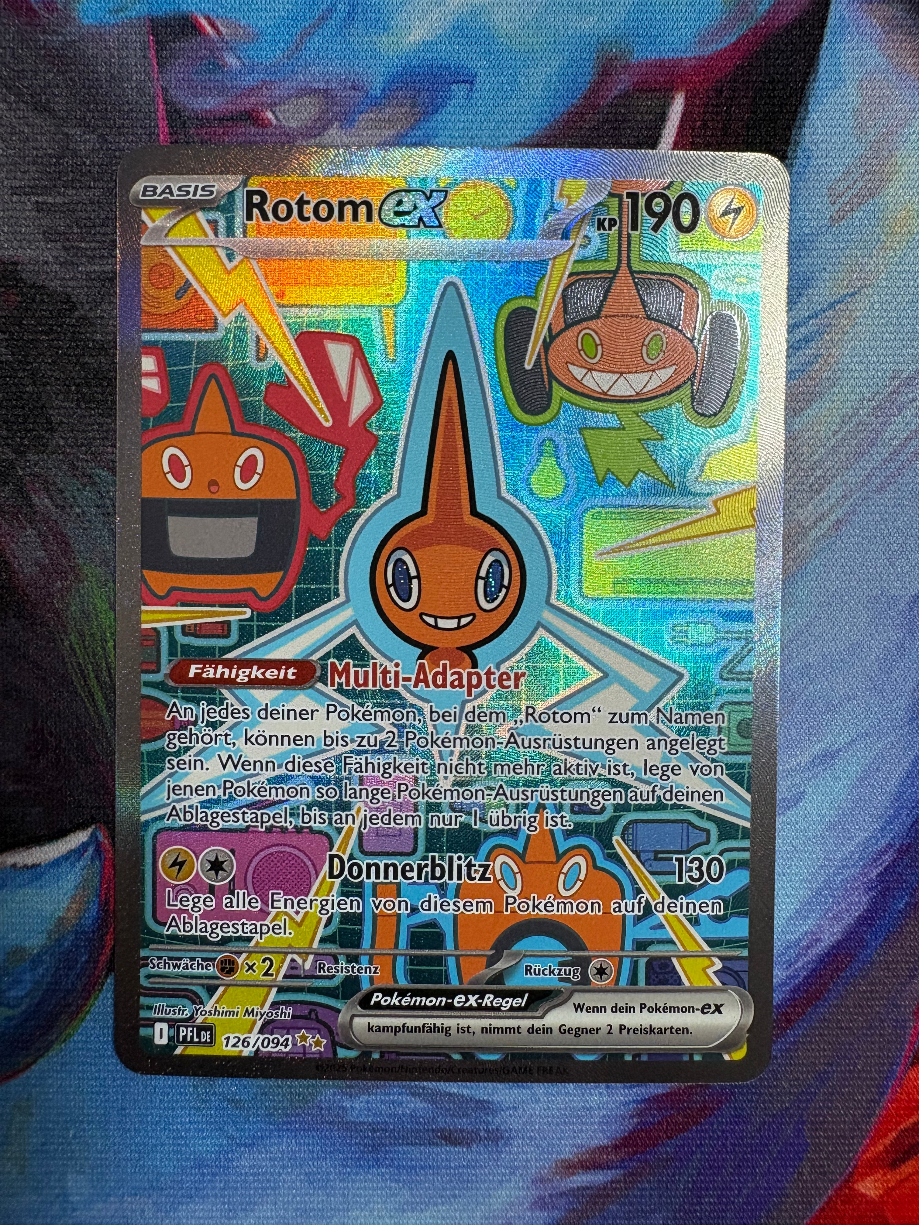 Rotom eX PFL 126/094 | Deutsch | NM | Fatale Flammen