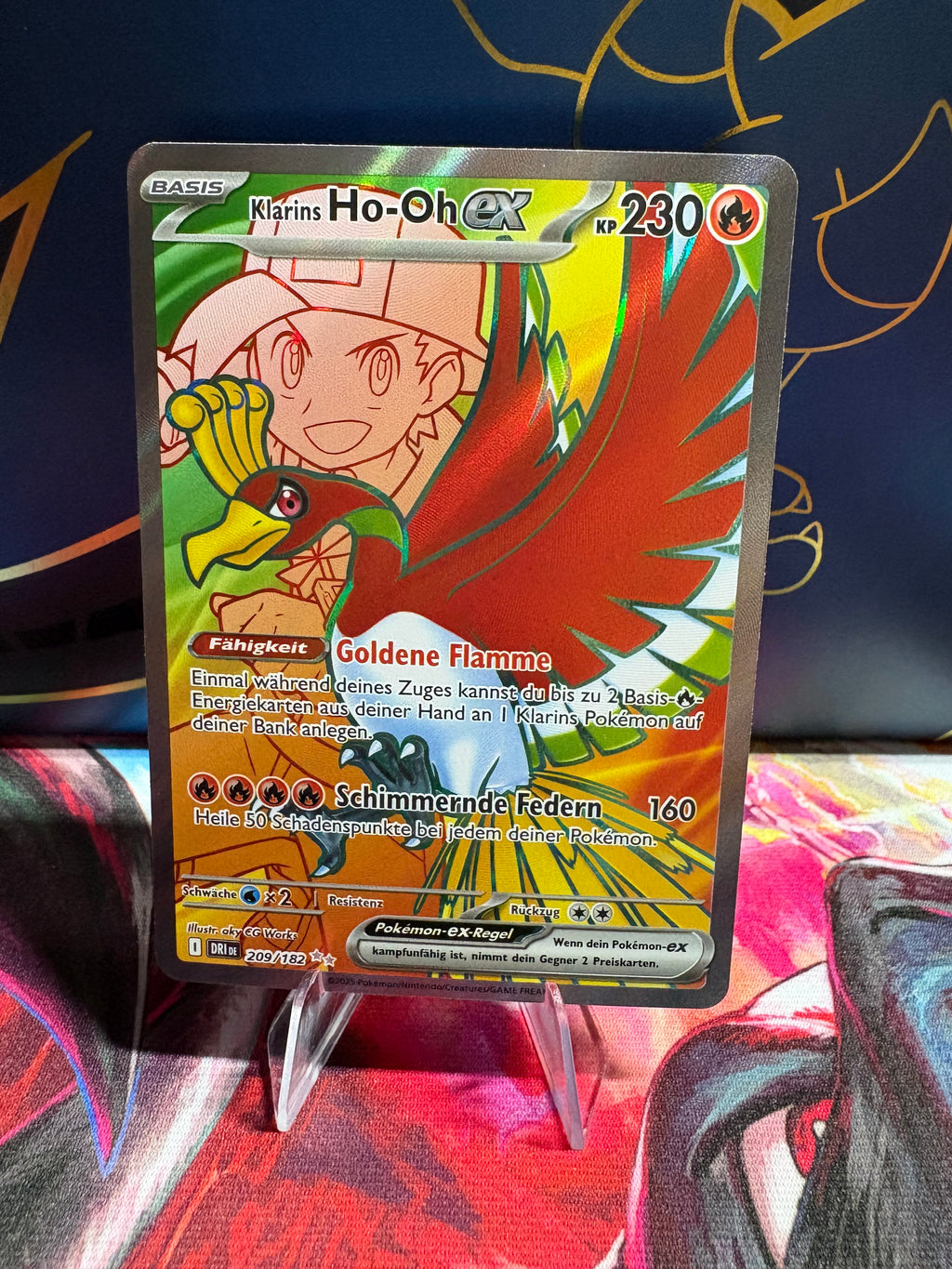 Klarins Ho-Oh eX DRI 209/182 | Deutsch | NM | Ewige Rivalen