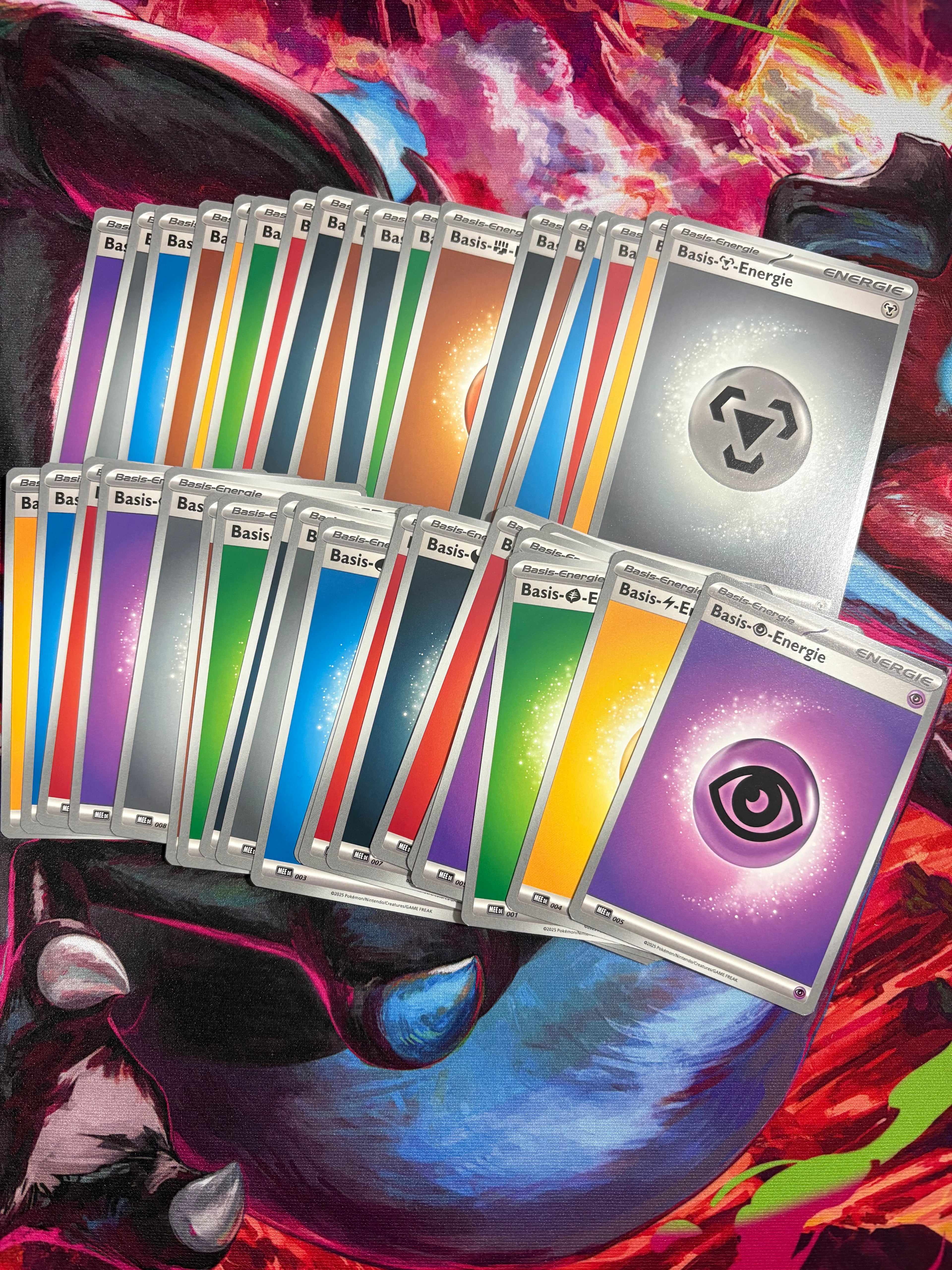 Basis Energie Karten Set