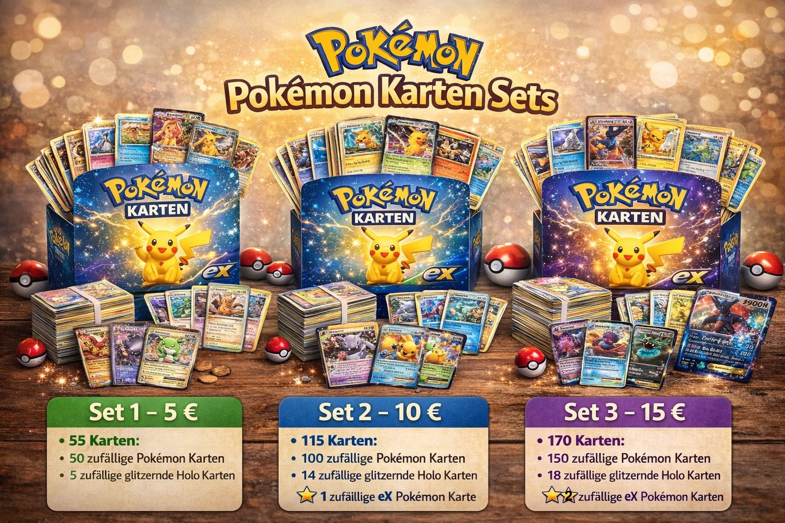 Pokemon Karten Set 1 (DE)