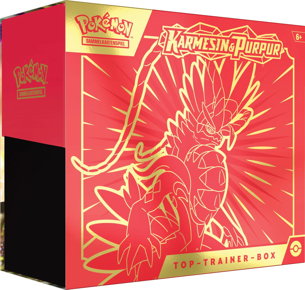 Pokemon Karmesin Purpur Top Trainer Box Koraidon(DE)