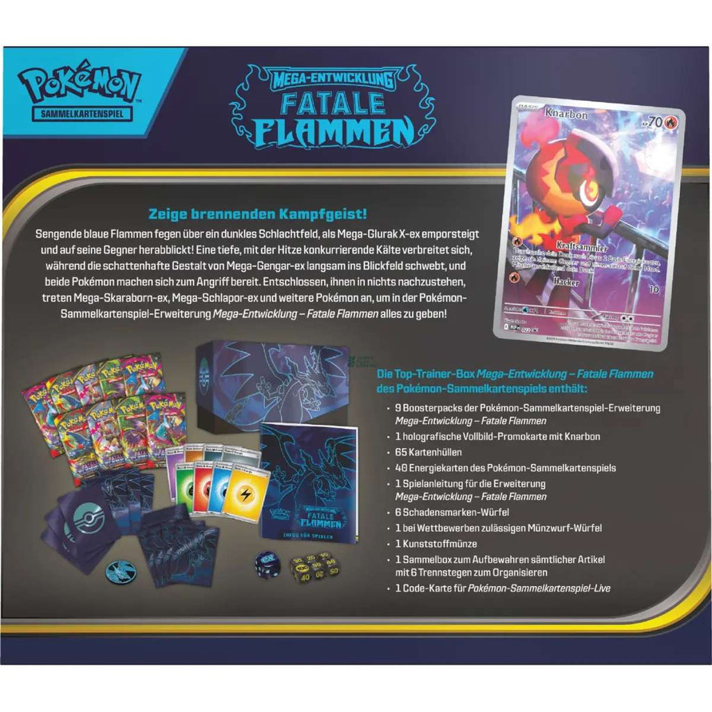Pokémon Mega-Entwicklung Fatale Flammen Top-Trainer-Box(DE)