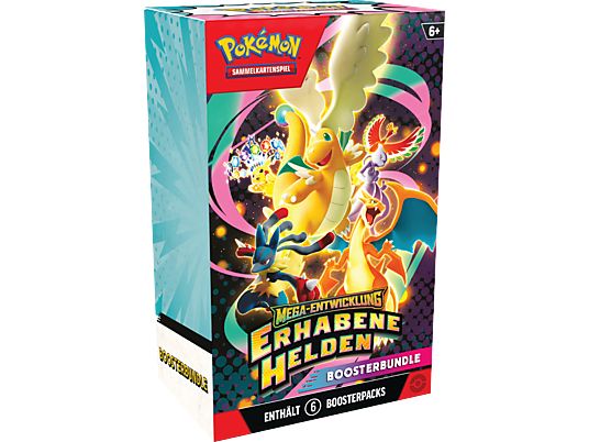 Pokémon-Sammelkartenspiel: Boosterbundle Mega-Entwicklung - Erhabene Helden (DE)
