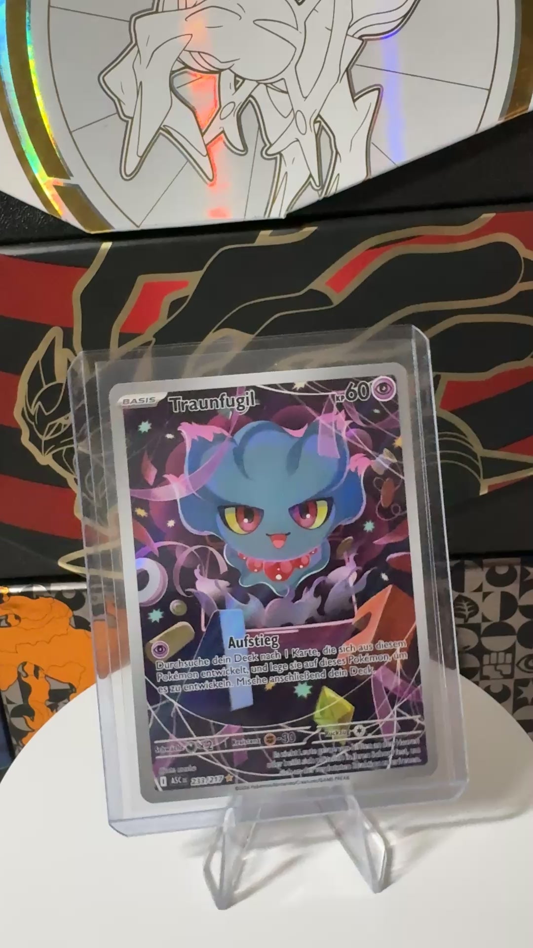 Pokemon Traunfugil ASC 233/217 | Deutsch | NM | Erhabene Helden | Illustration Rare