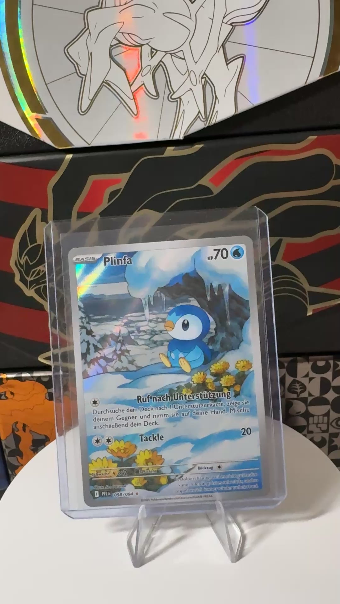 Pokemon Plinfa PFL 098/094 | Deutsch | NM | Fatale Flammen | Illustration Rare